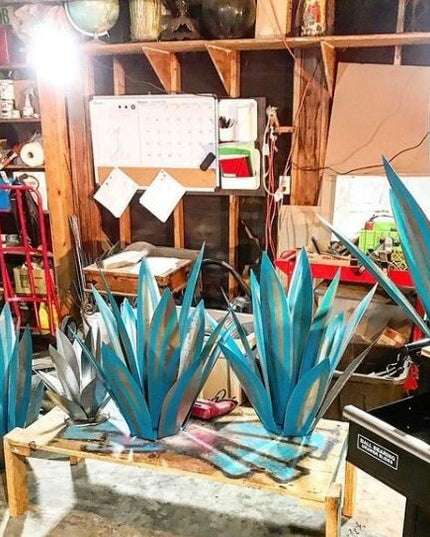 Anti-rust Metal Tequila Agave Plant - Libiyi