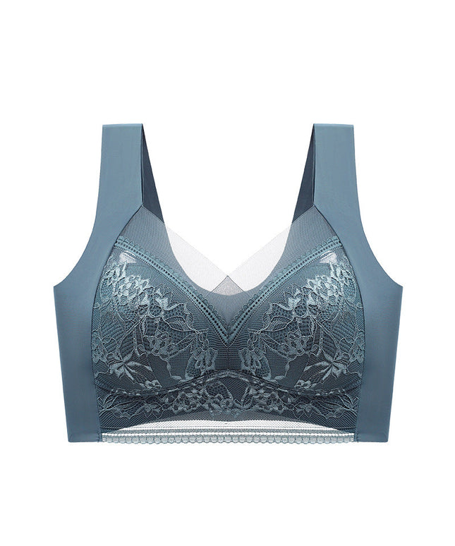 Women's push-up lace push-up bra for beautiful back - Libiyi