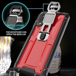 Unique 3 In 1 Translucent Shockproof Case For Samsung A12 - Libiyi