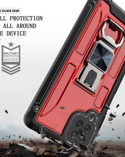 Unique 3 In 1 Translucent Shockproof Case For Samsung A12 - Libiyi