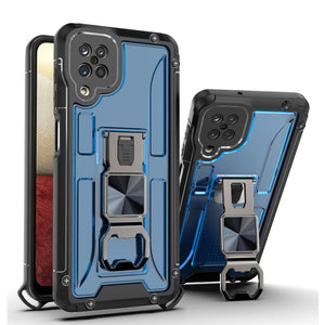 Unique 3 In 1 Translucent Shockproof Case For Samsung A12 - Libiyi