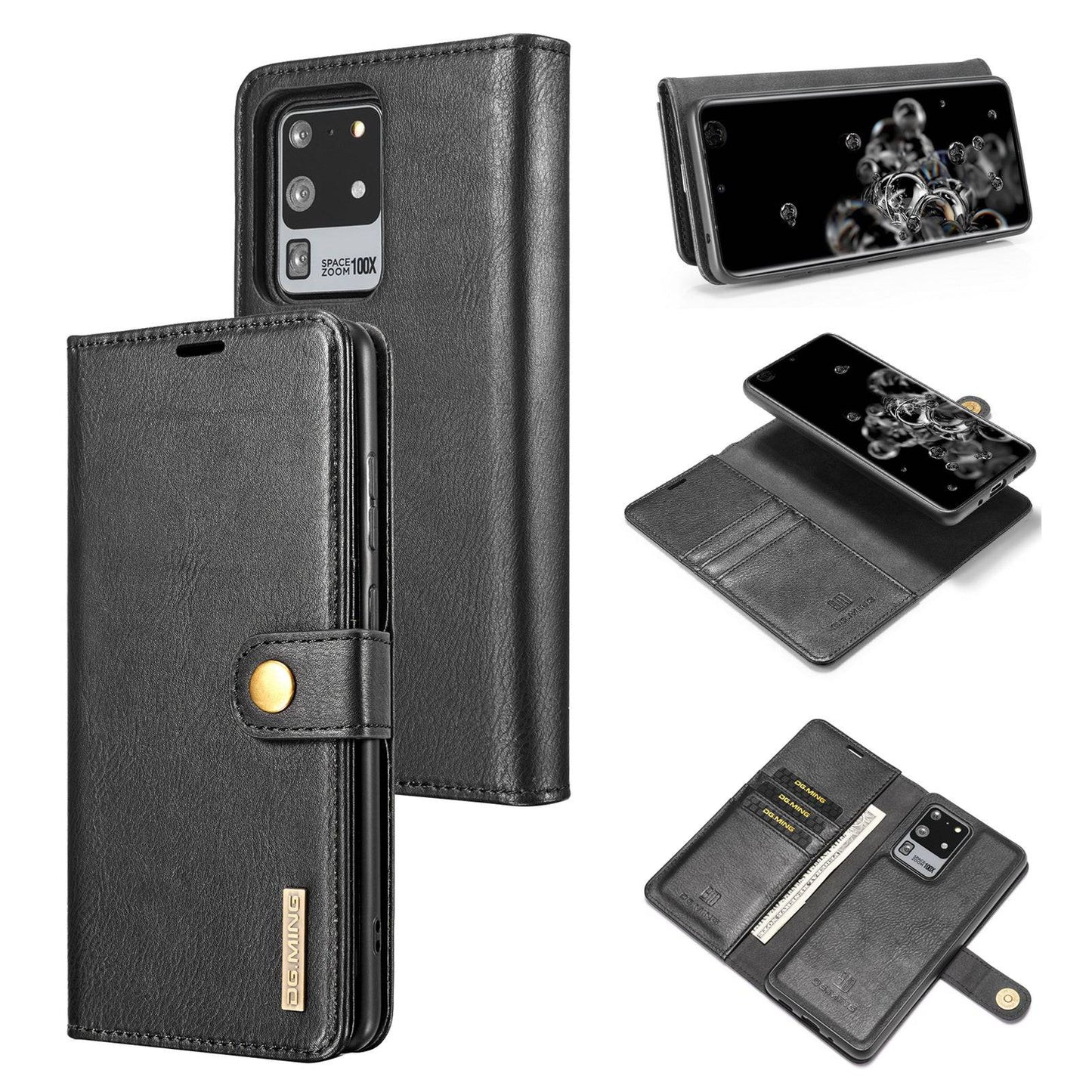 Samsung Galaxy S20 Ultra Magnetic 2-in-1 Detachable Leather Wallet Case - Libiyi