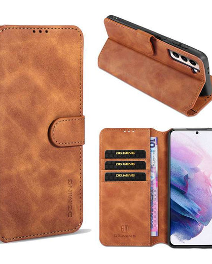 Wallet Stand PU Leather Case For Samsung Galaxy S21(5G) - Libiyi