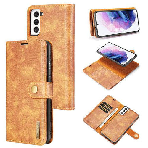 Magnetic 2-in-1 Detachable Leather Wallet Case For Samsung S21 - Libiyi