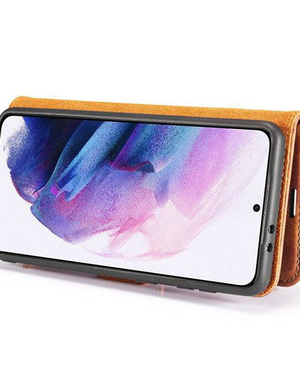 Magnetic 2-in-1 Detachable Leather Wallet Case For Samsung S21 - Libiyi