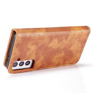 2-in-1 Detachable Leather Wallet Case For Samsung S21 FE - Libiyi