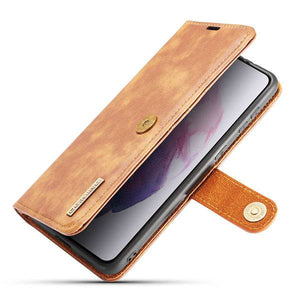 2-in-1 Detachable Leather Wallet Case For Samsung S21 FE - Libiyi