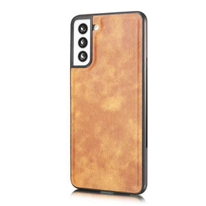 2-in-1 Detachable Leather Wallet Case For Samsung S21 FE - Libiyi