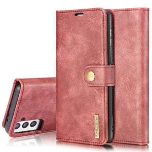 2-in-1 Detachable Leather Wallet Case For Samsung S21 FE - Libiyi