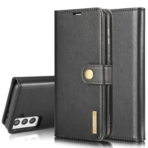 2-in-1 Detachable Leather Wallet Case For Samsung S21 FE - Libiyi