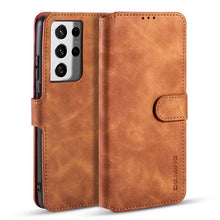 Load image into Gallery viewer, Wallet Stand PU Leather Case For Samsung Galaxy S21 Ultra(5G) - Libiyi