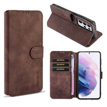 Load image into Gallery viewer, Wallet Stand PU Leather Case For Samsung Galaxy S21 Ultra(5G) - Libiyi