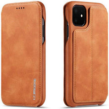 Load image into Gallery viewer, Magnetic Leather Wallet Card Slot Case for iPhone - Libiyi