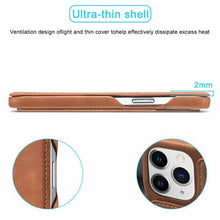 Load image into Gallery viewer, Magnetic Leather Wallet Card Slot Case for iPhone - Libiyi