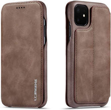 Load image into Gallery viewer, Magnetic Leather Wallet Card Slot Case for iPhone - Libiyi