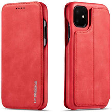 Load image into Gallery viewer, Magnetic Leather Wallet Card Slot Case for iPhone - Libiyi
