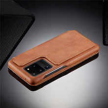 Cargar imagen en el visor de la galería, Magnetic Leather Wallet Card Slot Case for Samsung - Libiyi