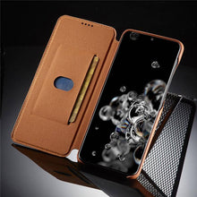 Cargar imagen en el visor de la galería, Magnetic Leather Wallet Card Slot Case for Samsung - Libiyi