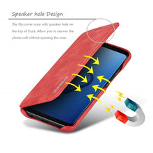 Cargar imagen en el visor de la galería, Magnetic Leather Wallet Card Slot Case for Samsung - Libiyi