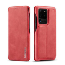 Cargar imagen en el visor de la galería, Magnetic Leather Wallet Card Slot Case for Samsung - Libiyi
