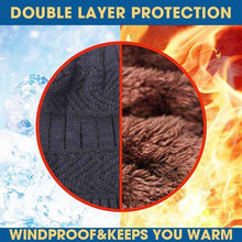 Load image into Gallery viewer, Warm Beanie Cap With Scarf - Libiyi