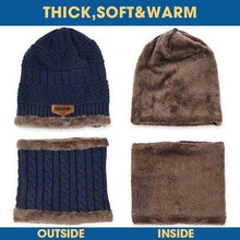 Load image into Gallery viewer, Warm Beanie Cap With Scarf - Libiyi