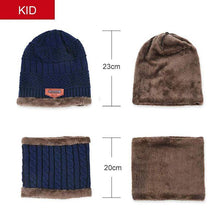 Load image into Gallery viewer, Warm Beanie Cap With Scarf - Libiyi