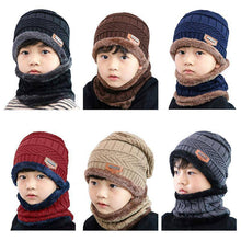 Load image into Gallery viewer, Warm Beanie Cap With Scarf - Libiyi