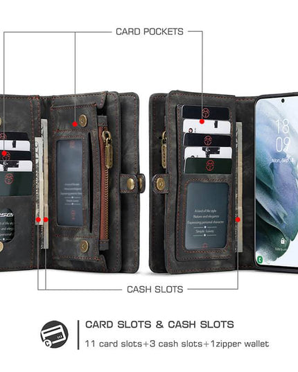 Multifunctional Wallet PU Leather Case for Galaxy - Libiyi