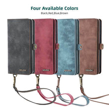 Load image into Gallery viewer, Cardholder Wrist Leather Phone Case for iPhone - Libiyi