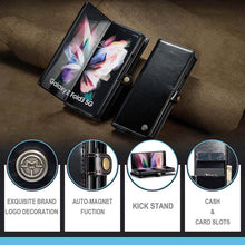Cargar imagen en el visor de la galería, Luxury Flip Leather Card Slots Phone Case for Galaxy Z Fold 3 5G - Libiyi
