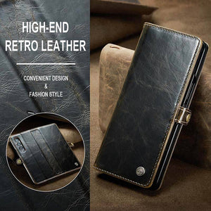 Luxury Flip Leather Card Slots Phone Case for Galaxy Z Fold 3 5G - Libiyi