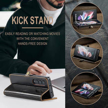 Cargar imagen en el visor de la galería, Luxury Flip Leather Card Slots Phone Case for Galaxy Z Fold 3 5G - Libiyi