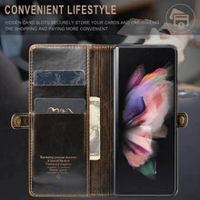 Cargar imagen en el visor de la galería, Luxury Flip Leather Card Slots Phone Case for Galaxy Z Fold 3 5G - Libiyi