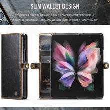 Cargar imagen en el visor de la galería, Luxury Flip Leather Card Slots Phone Case for Galaxy Z Fold 3 5G - Libiyi