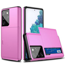 Load image into Gallery viewer, Rigide Flashy Porte-cartes Case For Samsung Galaxy S21 Ultra(5G) - Libiyi