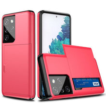 Load image into Gallery viewer, Rigide Flashy Porte-cartes Case For Samsung Galaxy S21 Ultra(5G) - Libiyi