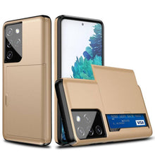 Load image into Gallery viewer, Rigide Flashy Porte-cartes Case For Samsung Galaxy S21 Ultra(5G) - Libiyi