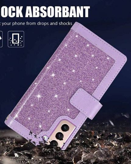 Bling Wallet Leather Case for Samsung S21 - Keilini