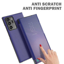 Cargar imagen en el visor de la galería, Smart Window Slim Flip Kevlar Case For Samsung - Libiyi