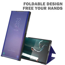 Cargar imagen en el visor de la galería, Smart Window Slim Flip Kevlar Case For Samsung - Libiyi