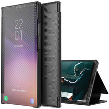 Cargar imagen en el visor de la galería, Smart Window Slim Flip Kevlar Case For Samsung - Libiyi