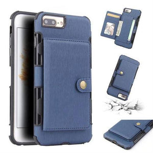 Security Copper Button Protective Case For iPhone 7Plus/8Plus - Libiyi