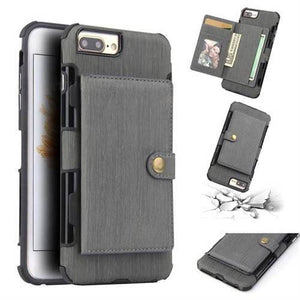 Security Copper Button Protective Case For iPhone 7Plus/8Plus - Libiyi