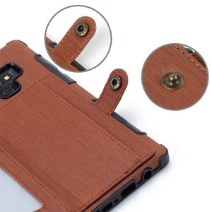 Security Copper Button Protective Case For Samsung Note 9 - Libiyi