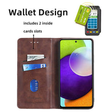 Charger l&#39;image dans la galerie, Leather Flip Wallet Cover for Samsung A52 - Libiyi