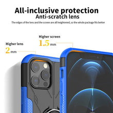 Cargar imagen en el visor de la galería, Robot 3 in 1 Heavy Duty Defender Case For iPhone 12 Series - Libiyi