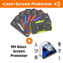 Cargar imagen en el visor de la galería, Robot 3 in 1 Heavy Duty Defender Case For iPhone 12 Series - Libiyi