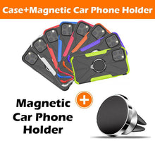 Cargar imagen en el visor de la galería, Robot 3 in 1 Heavy Duty Defender Case For iPhone 12 Series - Libiyi