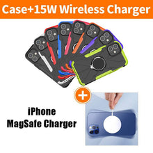 Cargar imagen en el visor de la galería, Robot 3 in 1 Heavy Duty Defender Case For iPhone 12 Series - Libiyi
